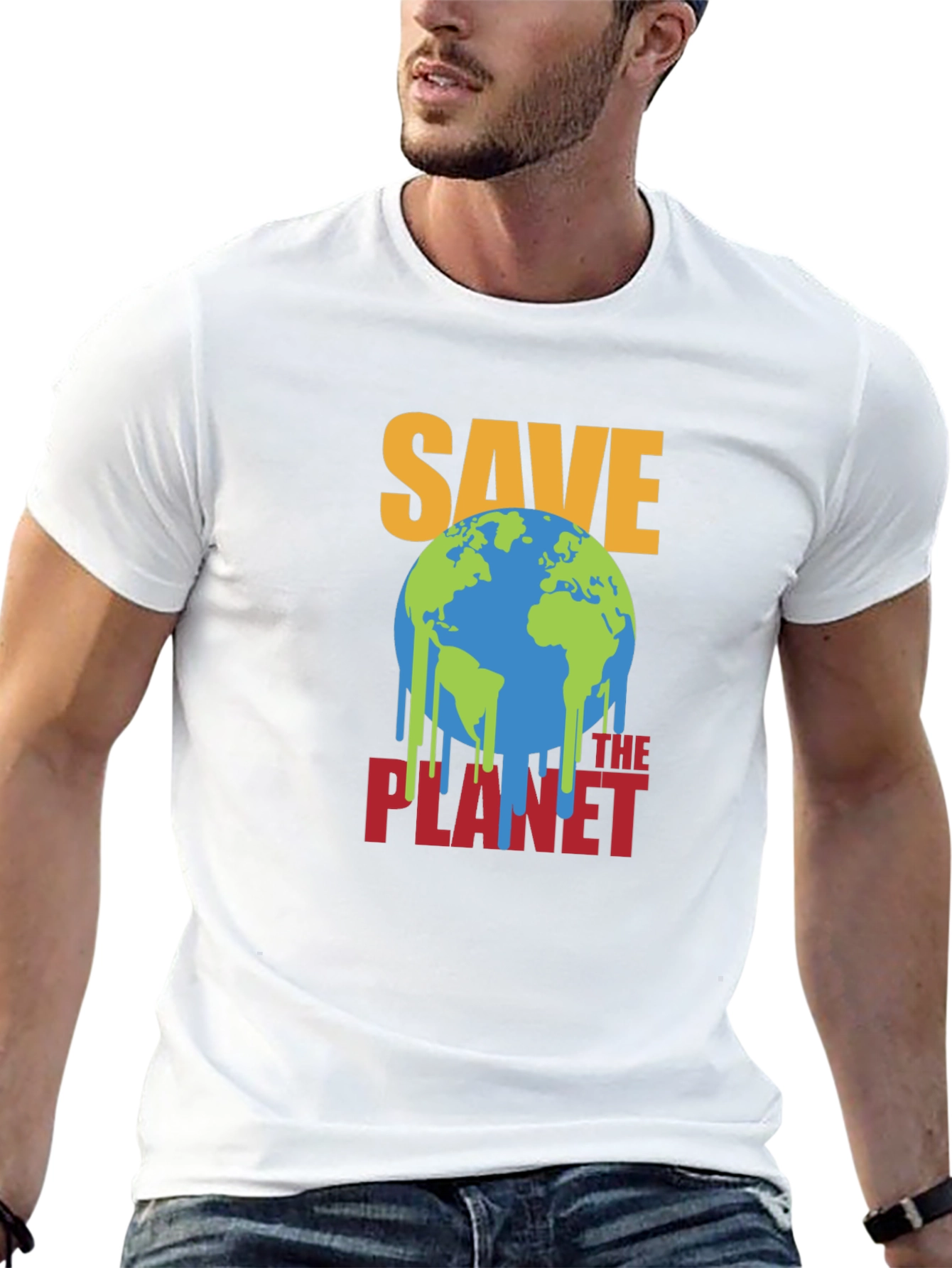 Save the Planet Graphic Tee - Eco-Friendly Design