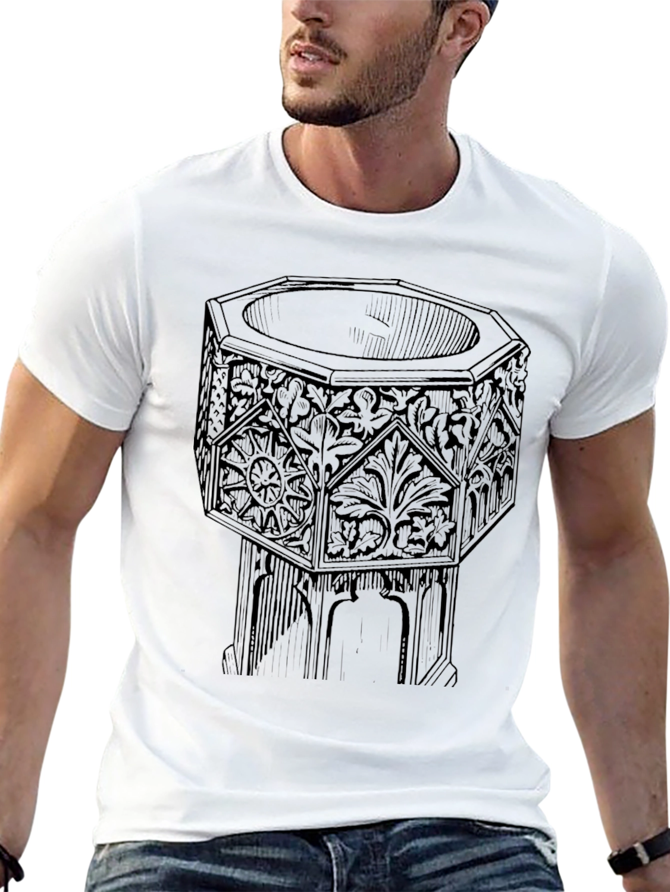 Ornate Font Graphic T-Shirt