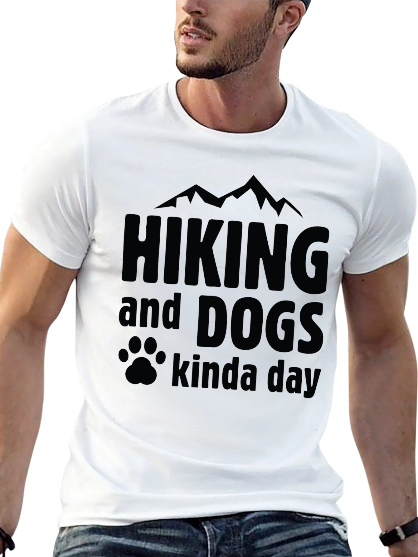Hiking and Dogs T-Shirt - Kinda Day