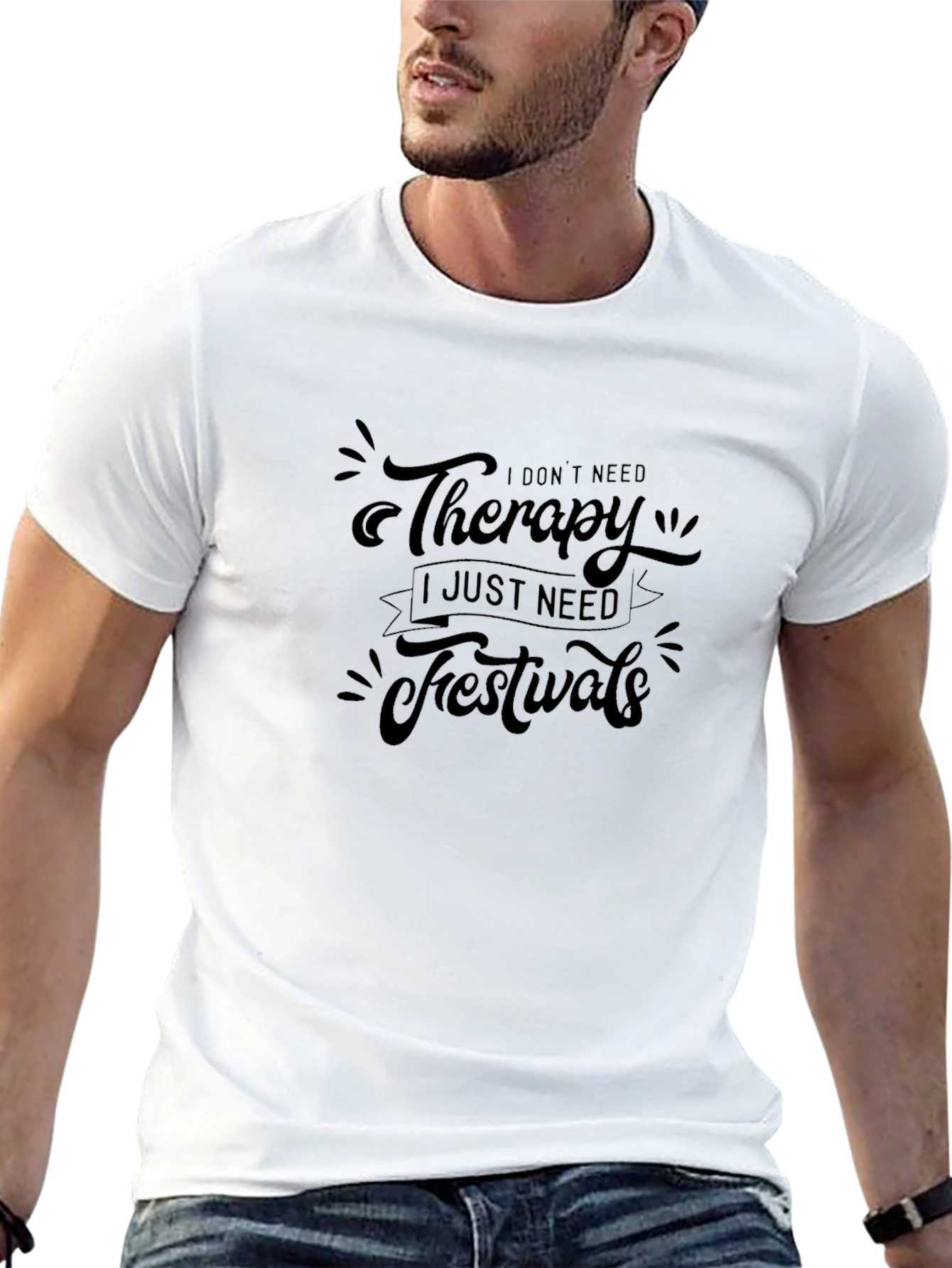 Therapy Festivals T-Shirt - Black