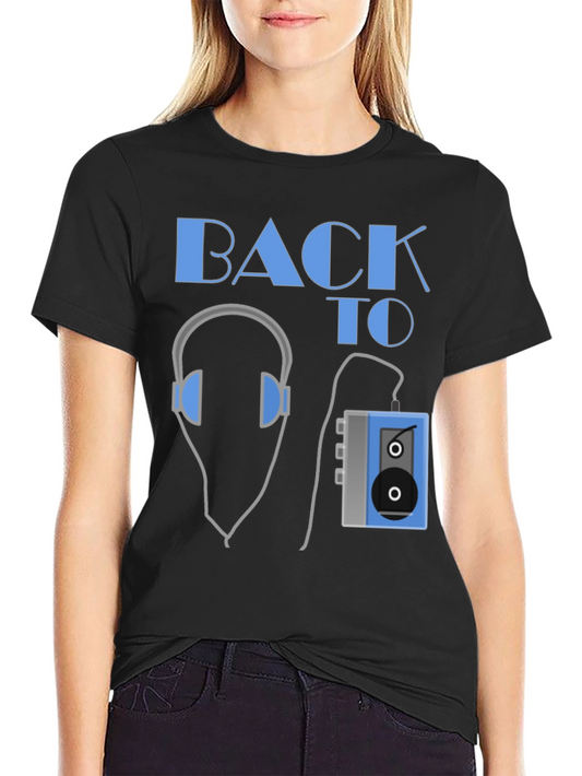 Back To The 80s Cassette Player T-Shirt