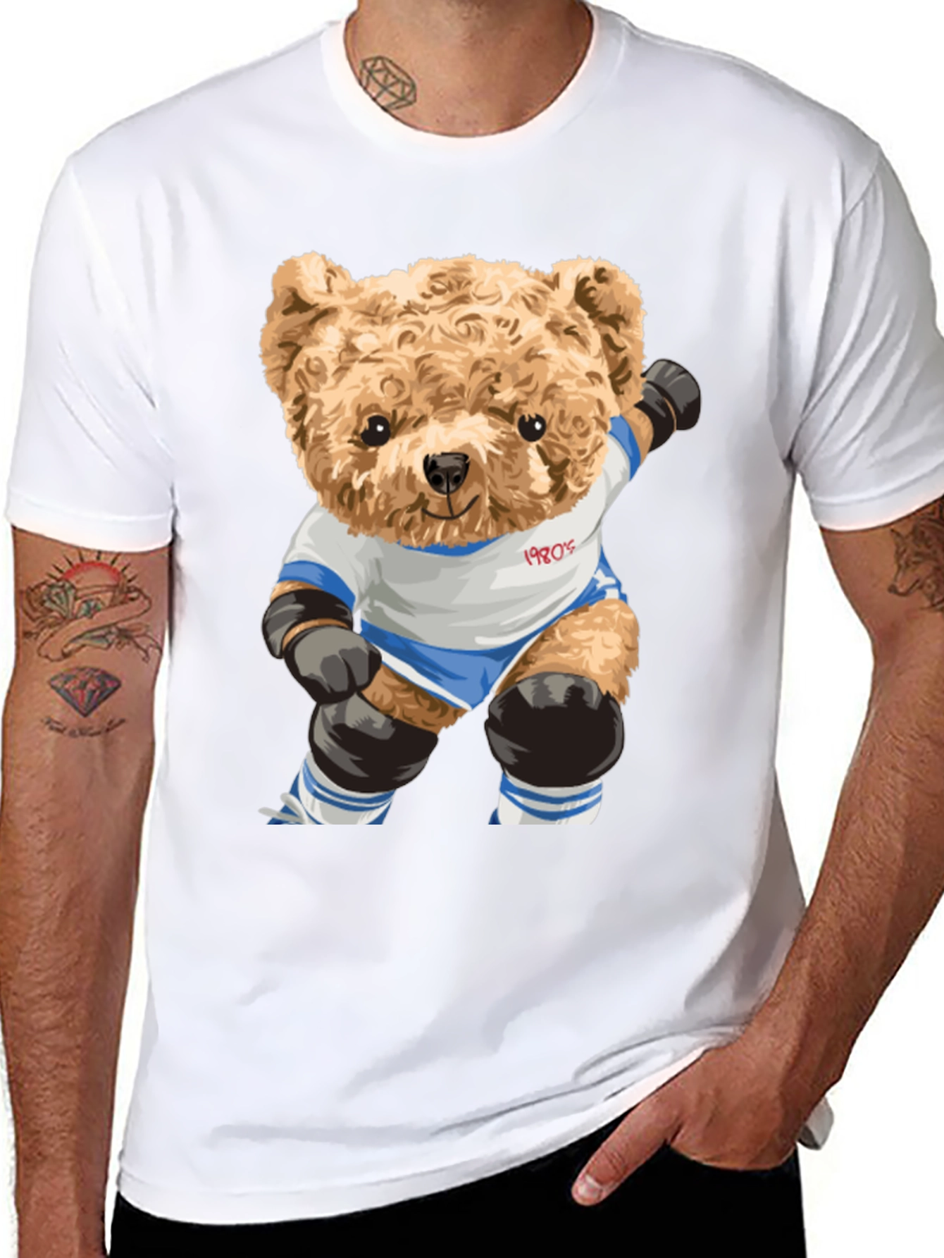 Retro Roller Bear T-Shirt