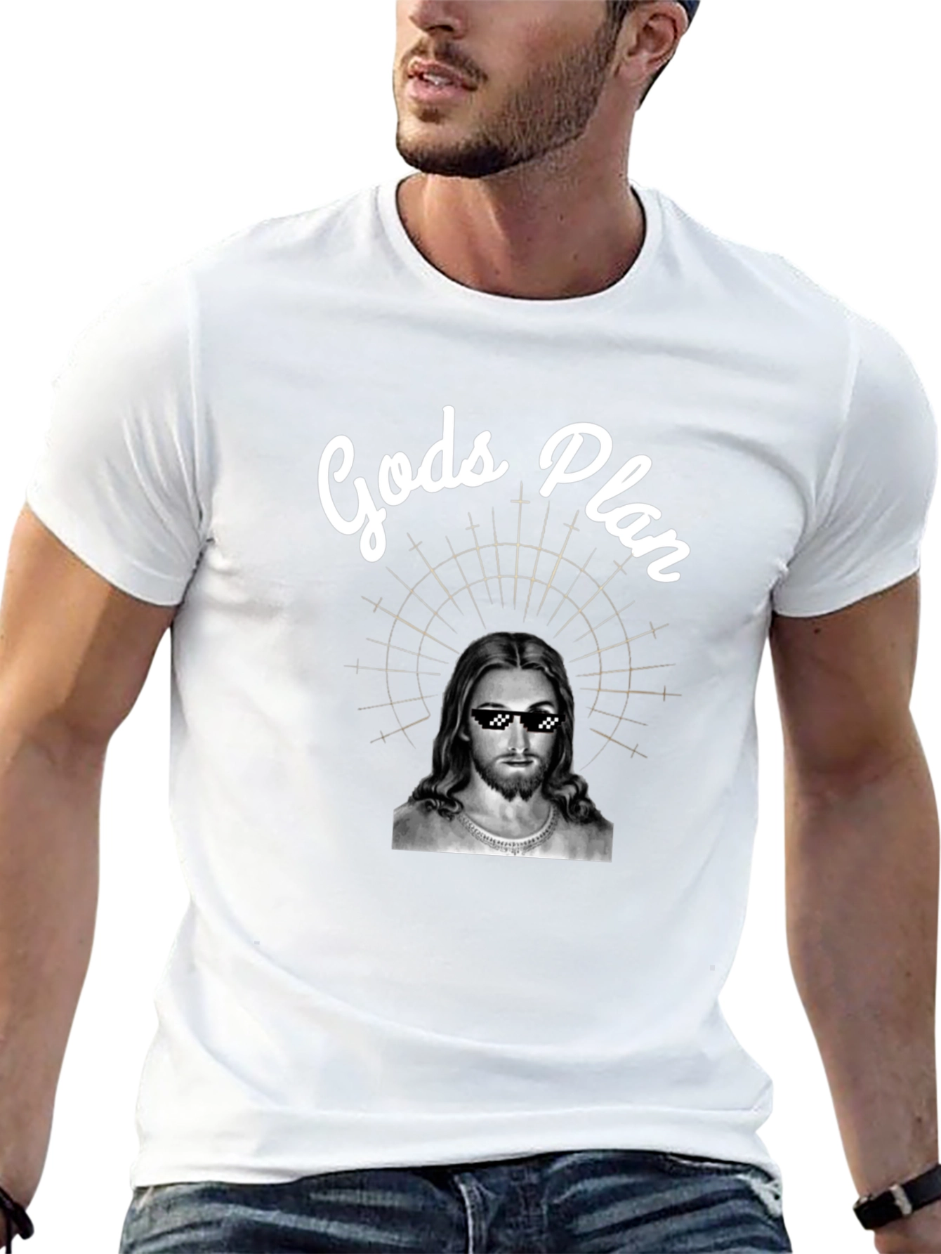 Gods Plan T-Shirt - Cool Jesus Design