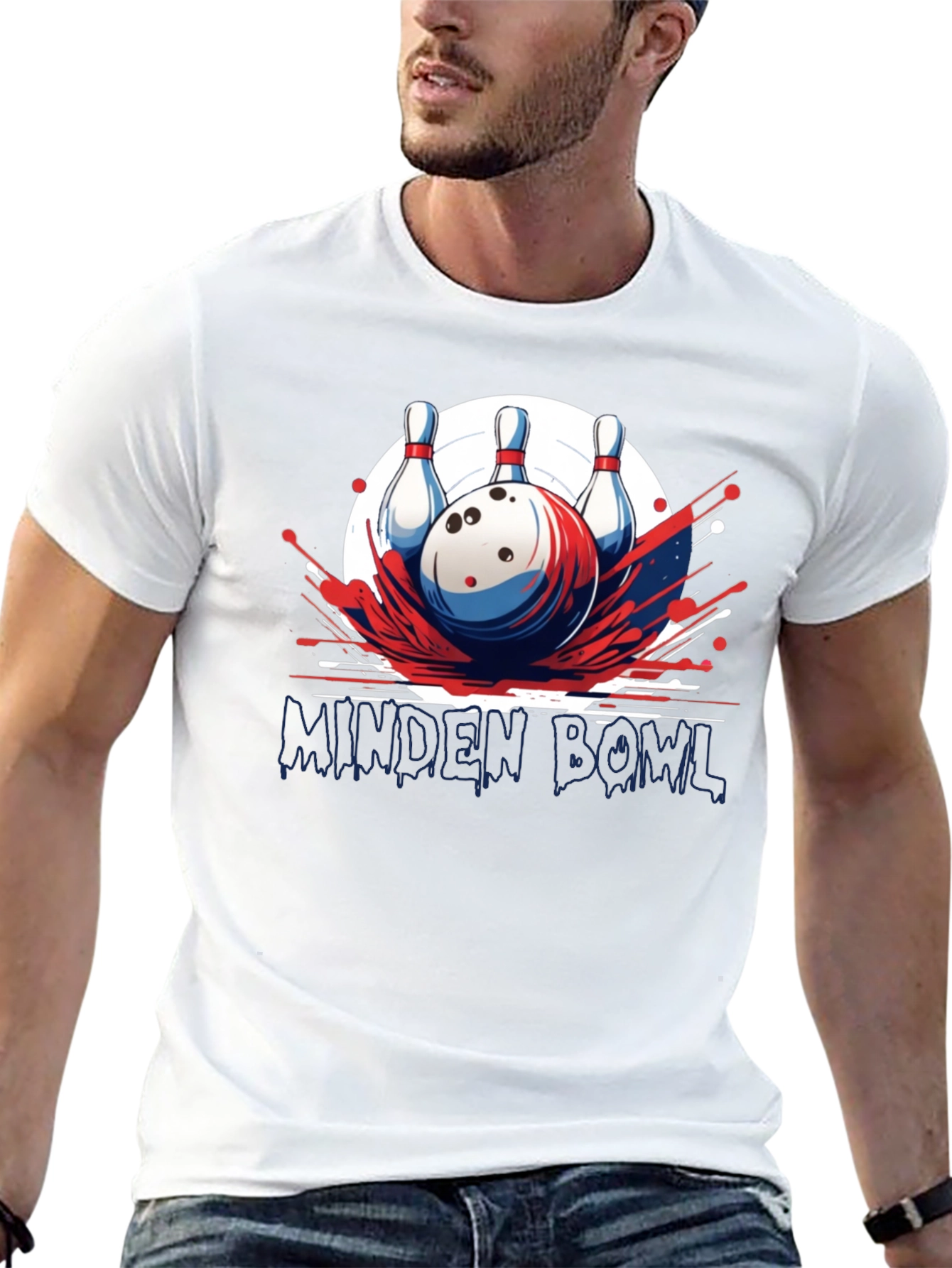 Minden Bowl Graphic T-Shirt - Strike Design