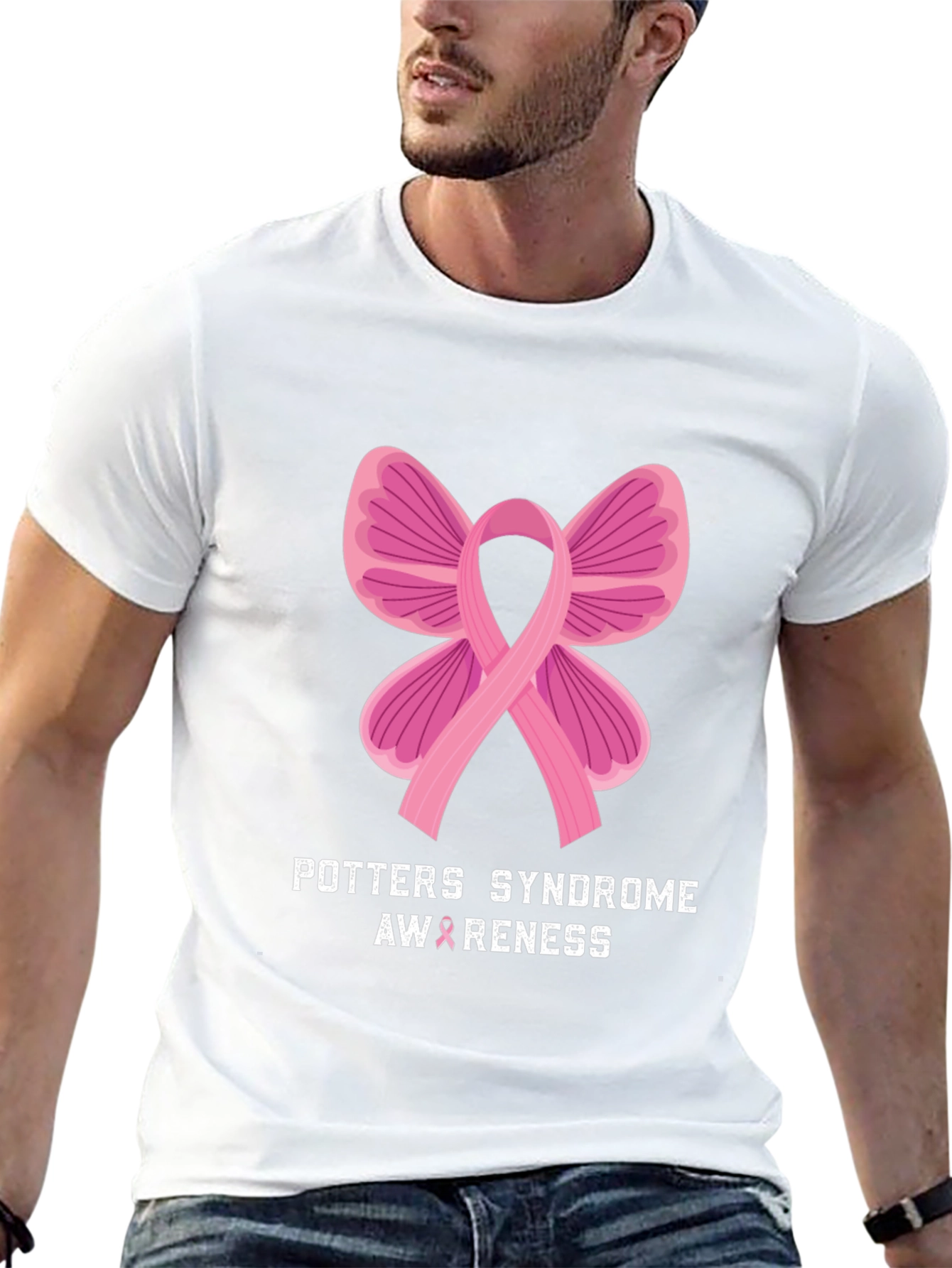 Potters Syndrome Awareness Ribbon T-Shirt