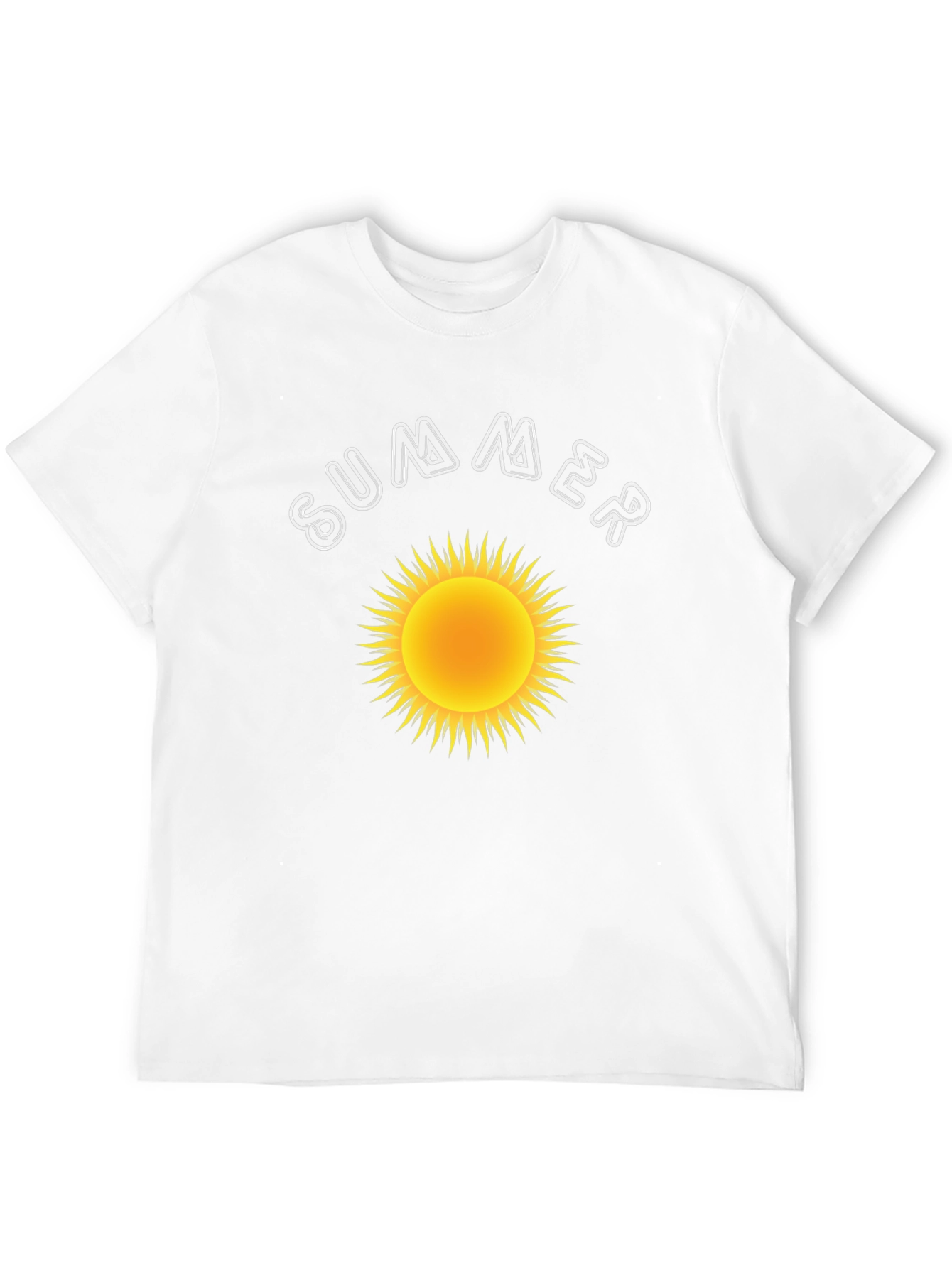 Summer Sun Graphic Black T-Shirt