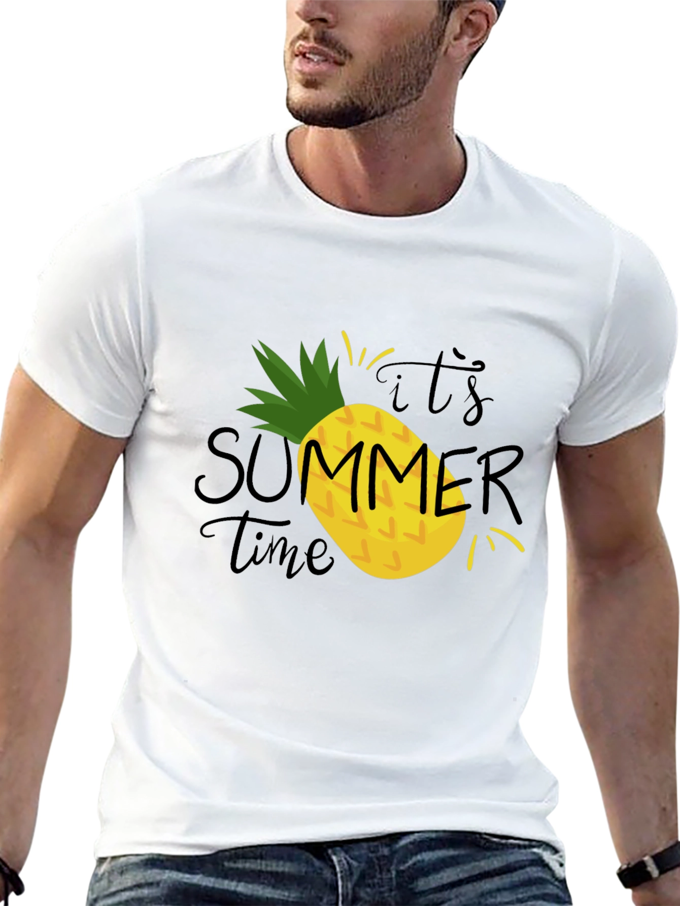 Summer Pineapple T-Shirt - Tropical Holiday Vibes