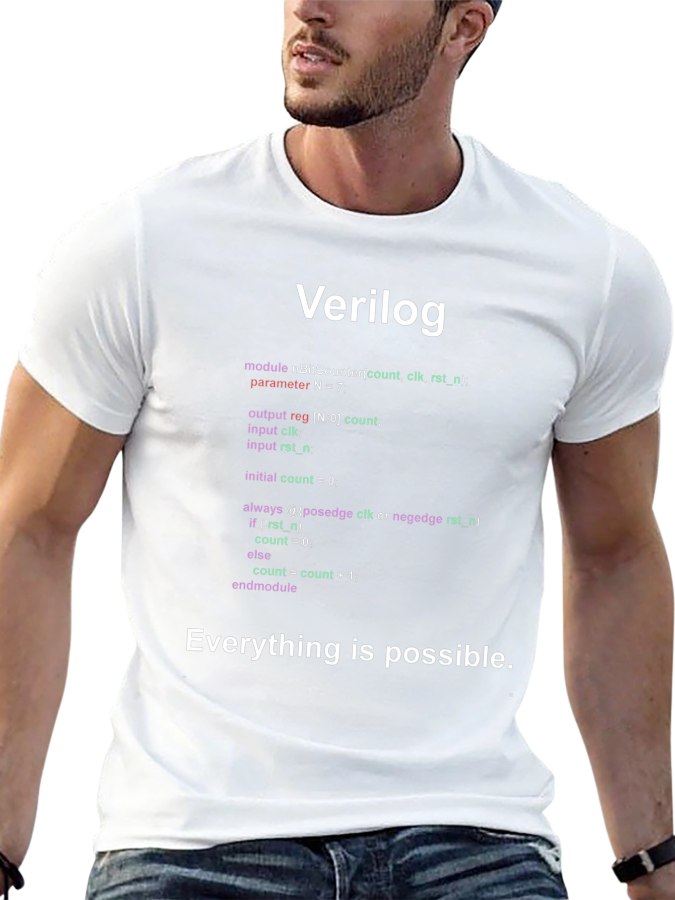Verilog Code T-Shirt - Everything Is Possible