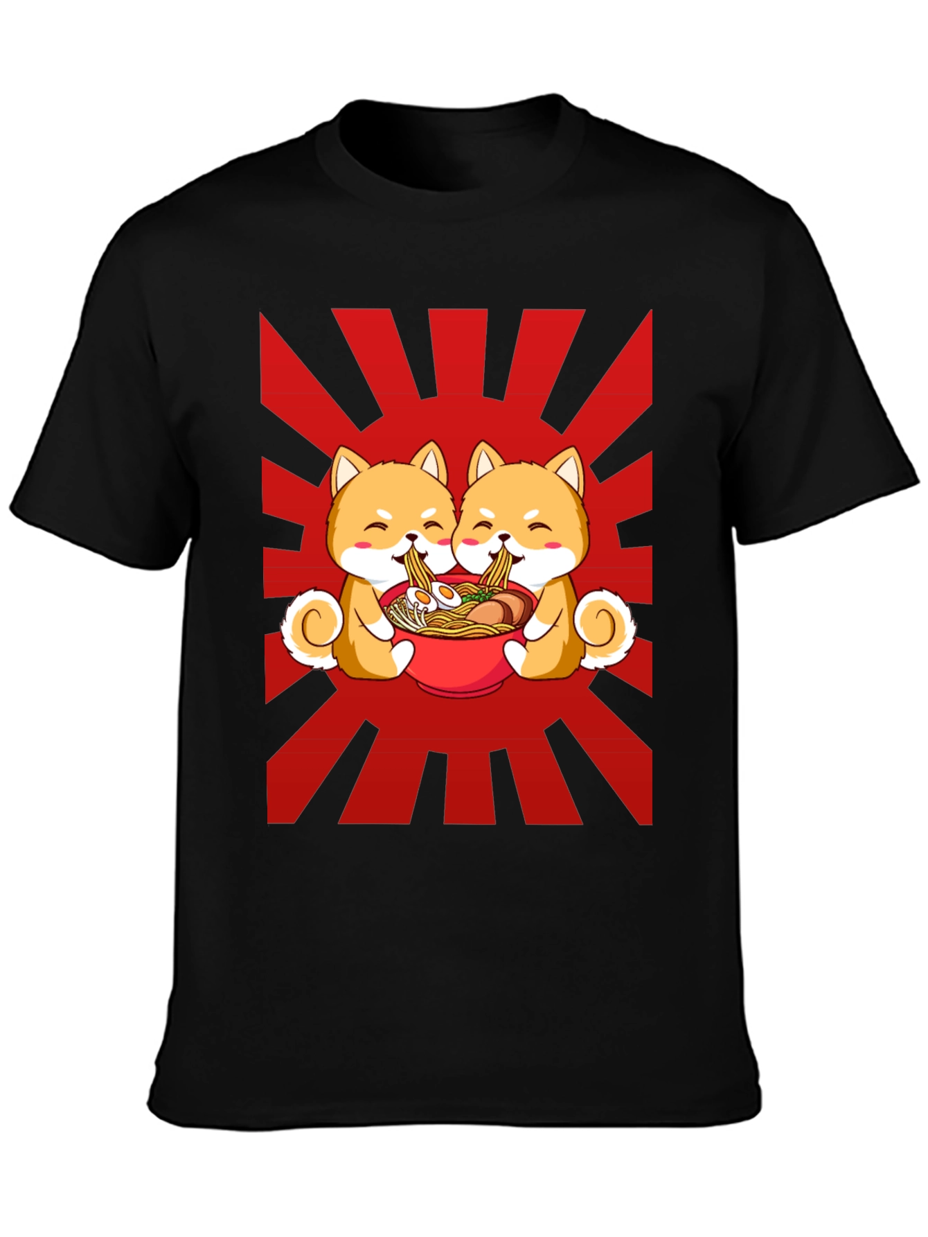 Shiba Ramen Black T-Shirt