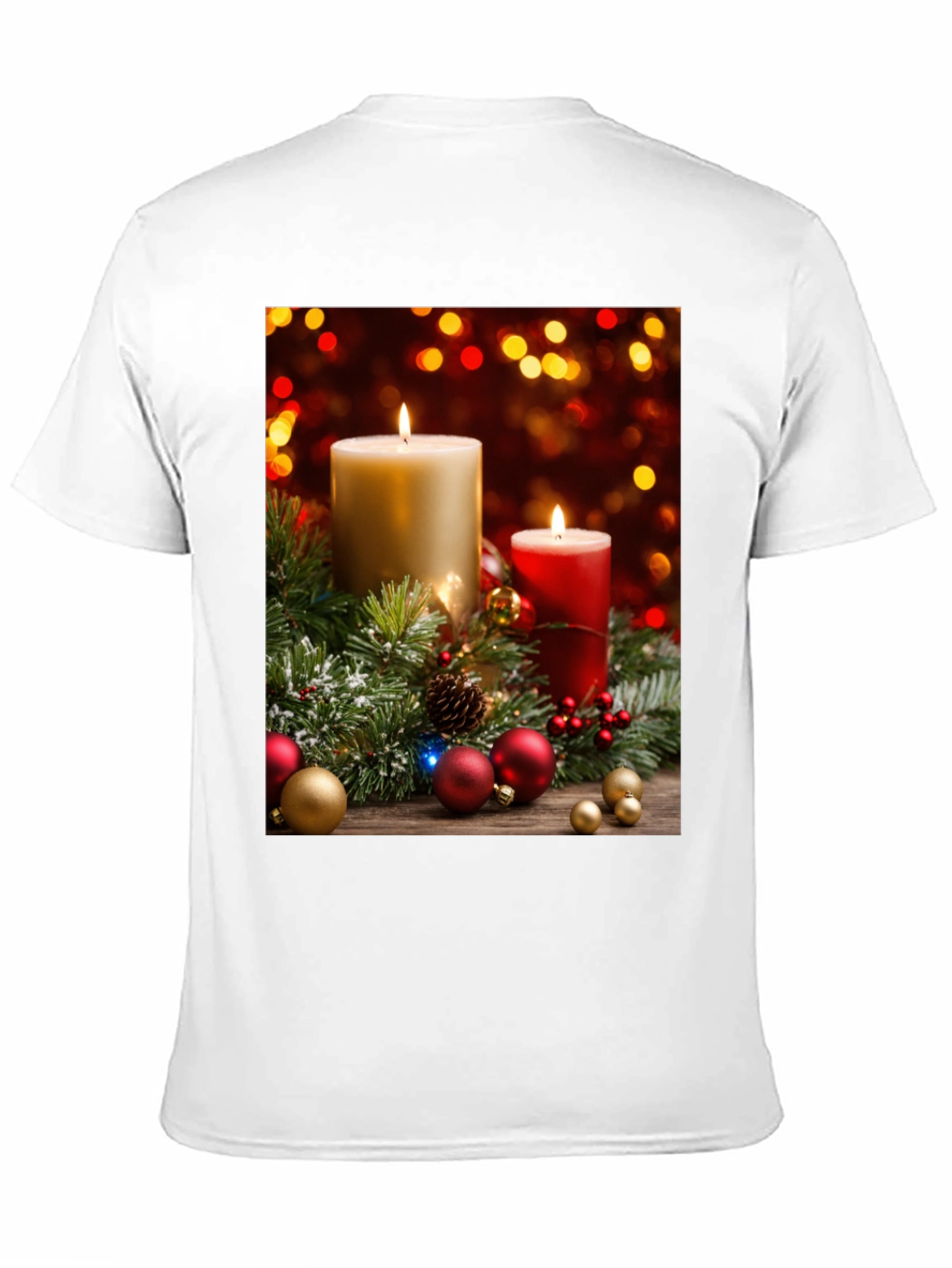 Festive Holiday Candle T-Shirt