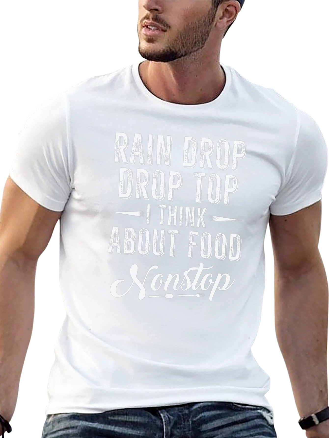Rain Drop Food T-Shirt - Funny Graphic Tee