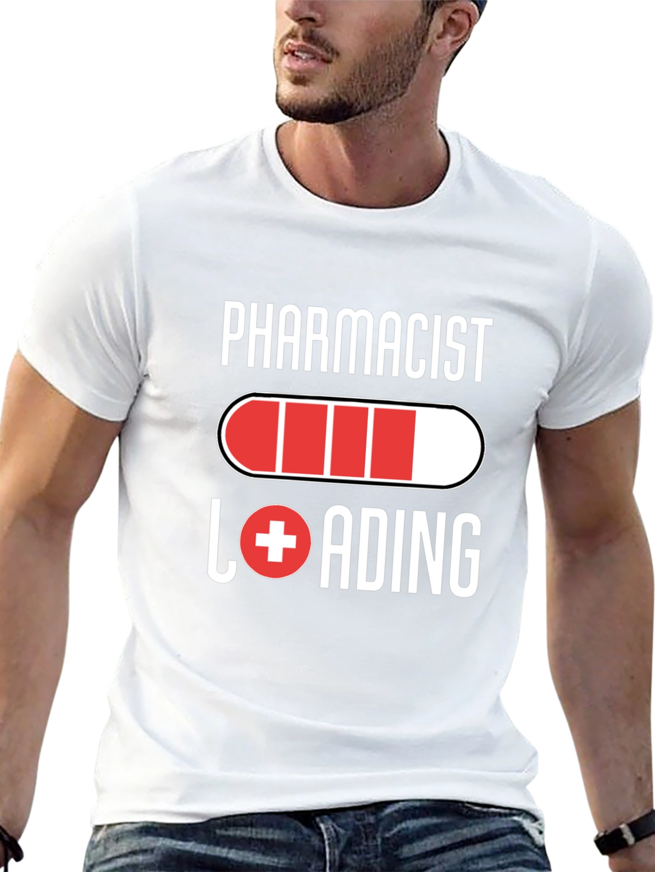 Pharmacist Loading T-Shirt - Novelty Graphic Tee
