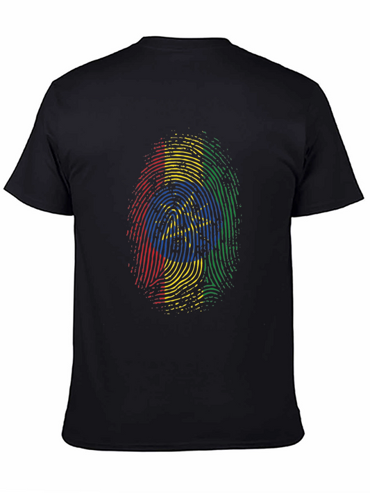 Ethiopian Fingerprint T-Shirt - Black
