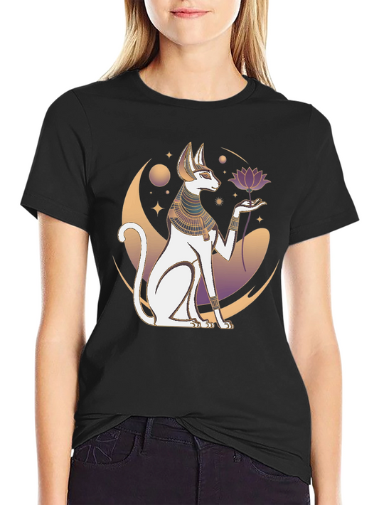 Egyptian Cat T-Shirt - Unique Graphic Tee