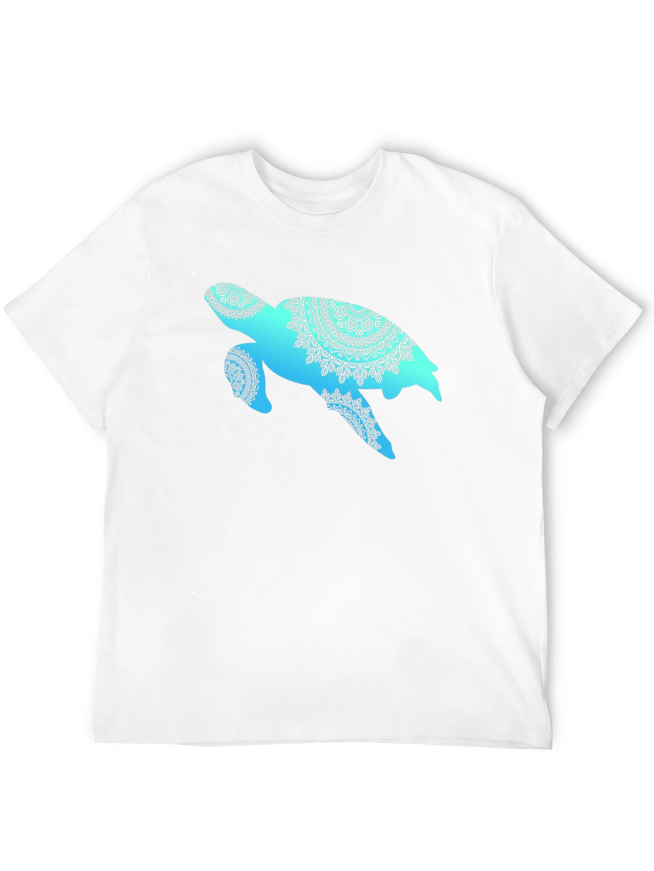 Turtle Mandala Graphic Tee - Black