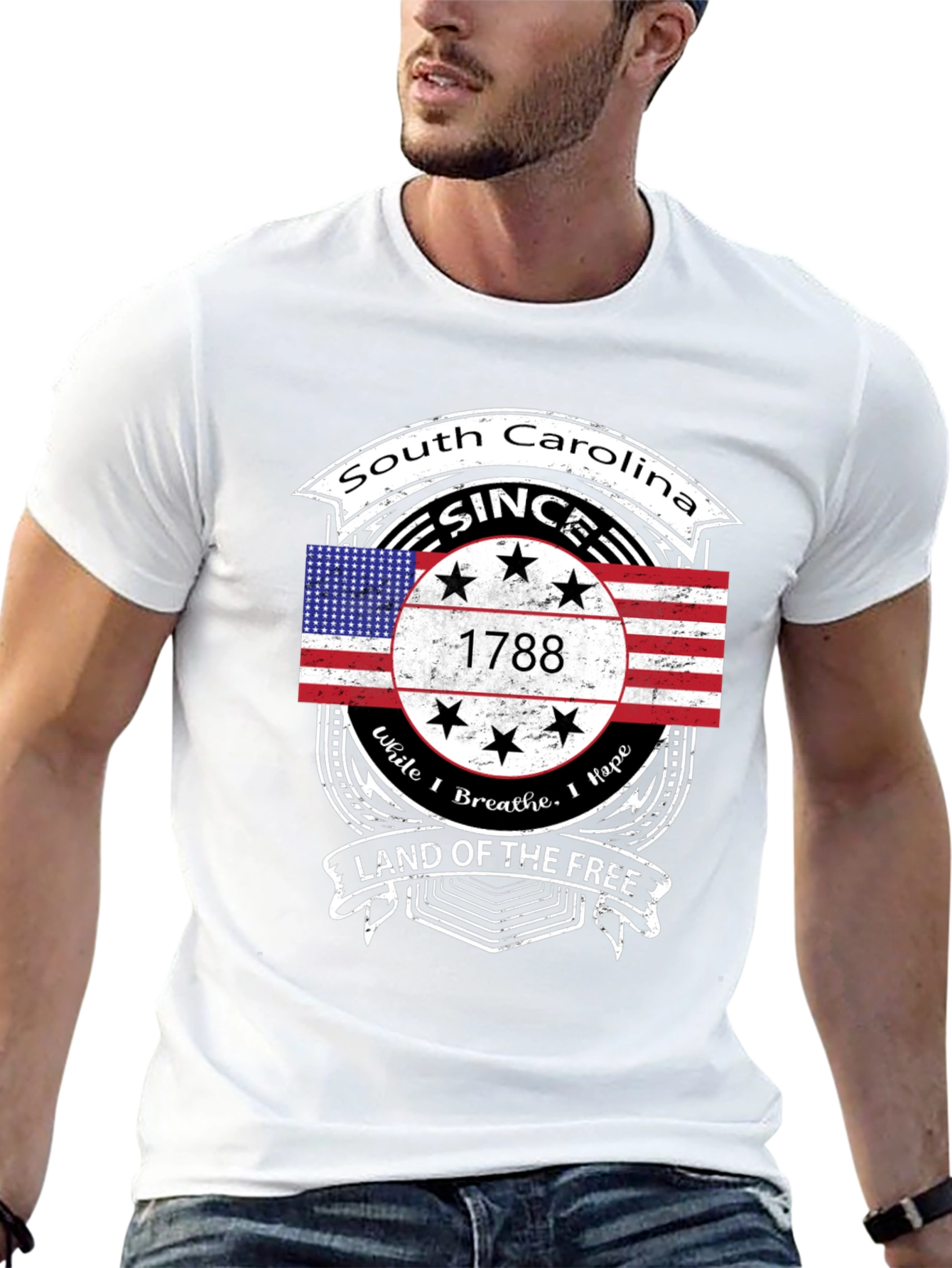 South Carolina Since 1788 Black T-Shirt