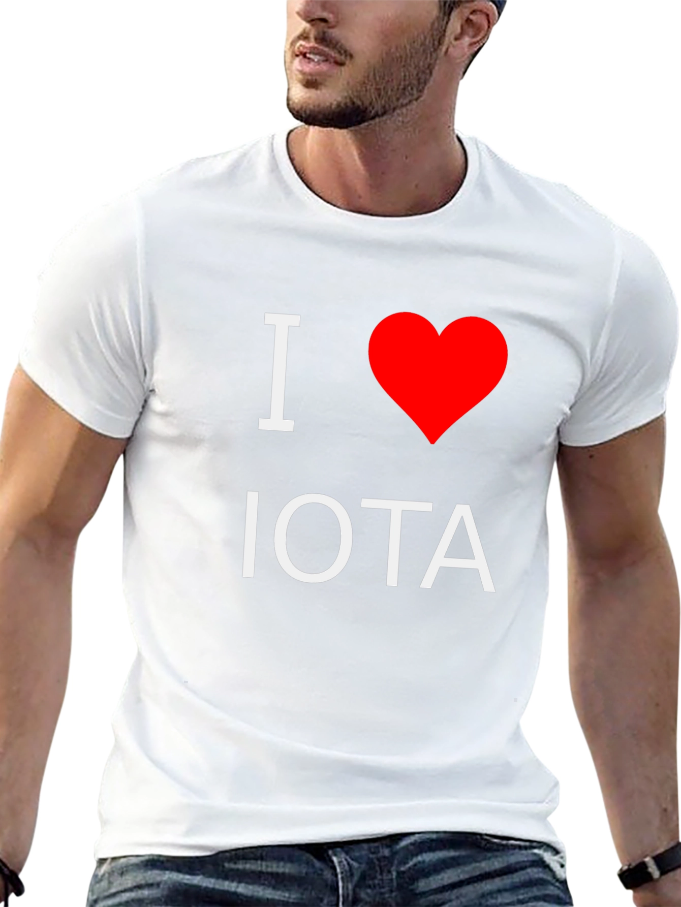I Heart Iota Black T-Shirt