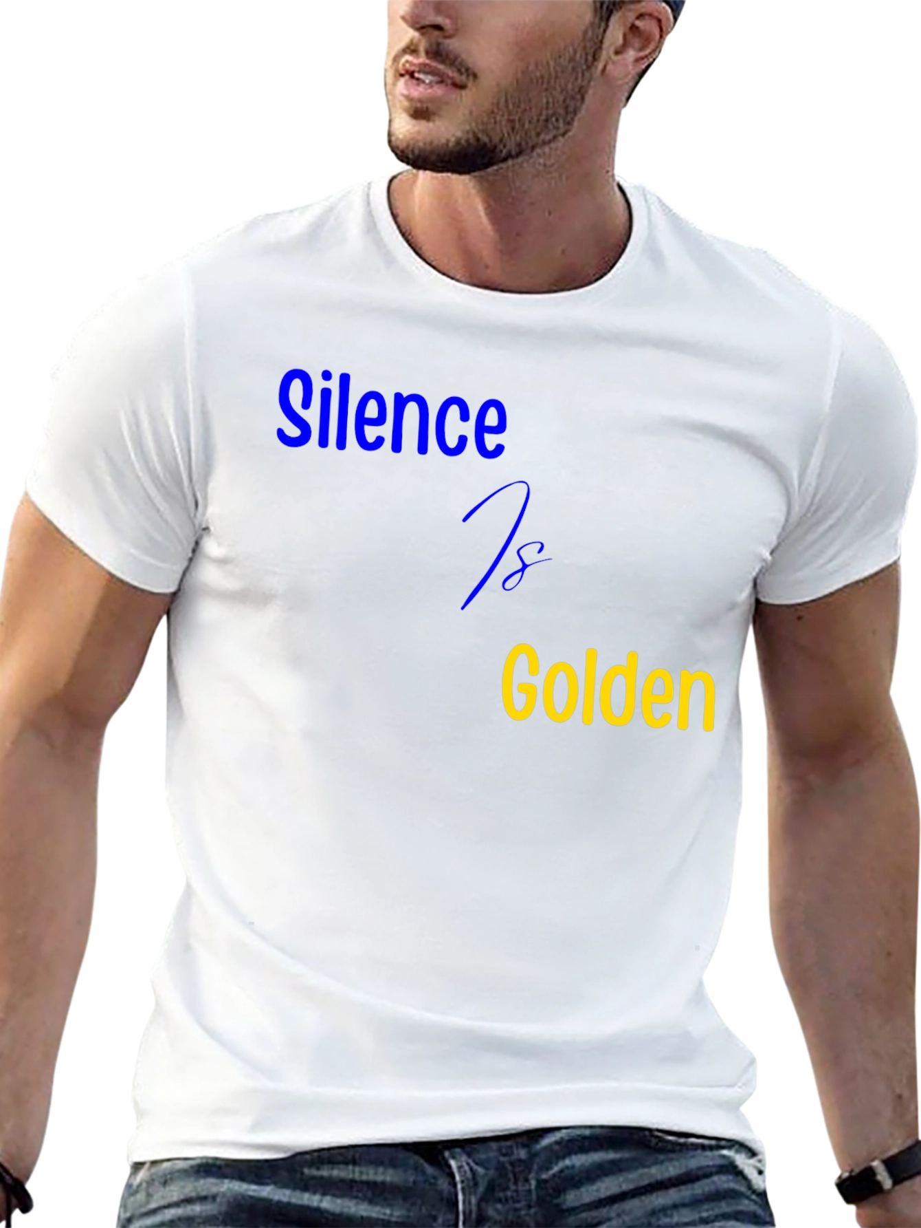 Silence is Golden Black T-Shirt