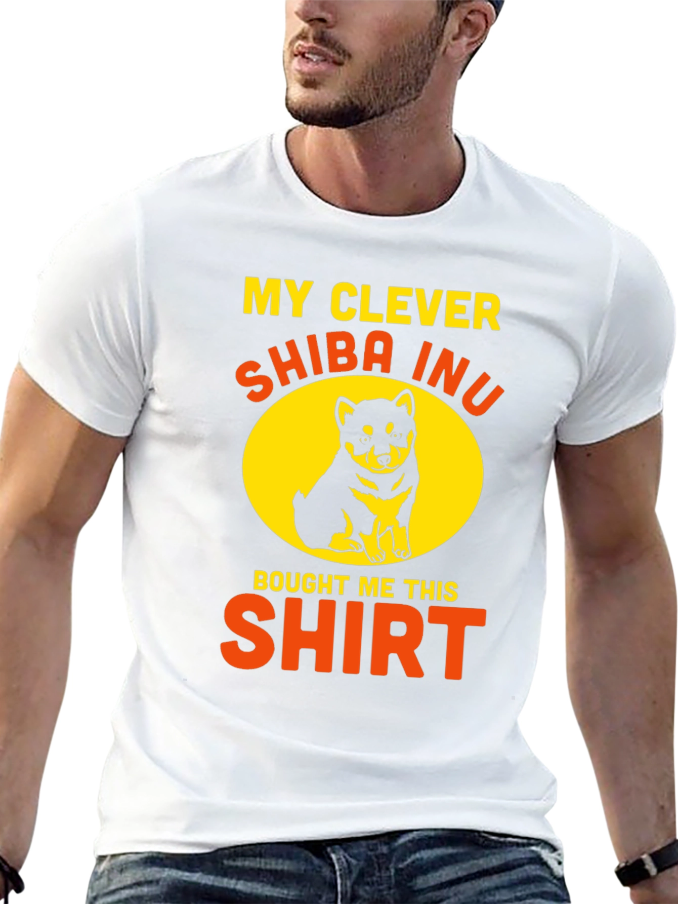 Clever Shiba Inu Graphic T-Shirt - Dog Lover Tee
