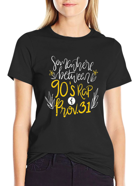 90s Rap & Proverbs 31 Graphic T-Shirt