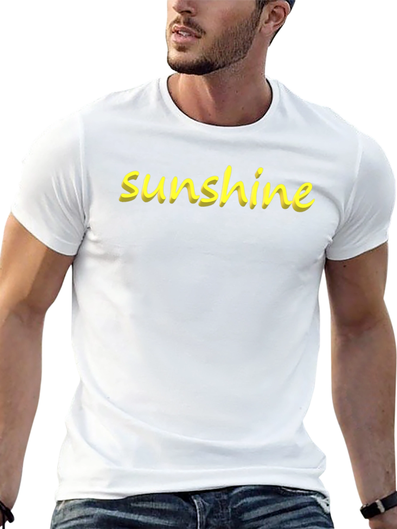 Sunshine Graphic Black T-Shirt