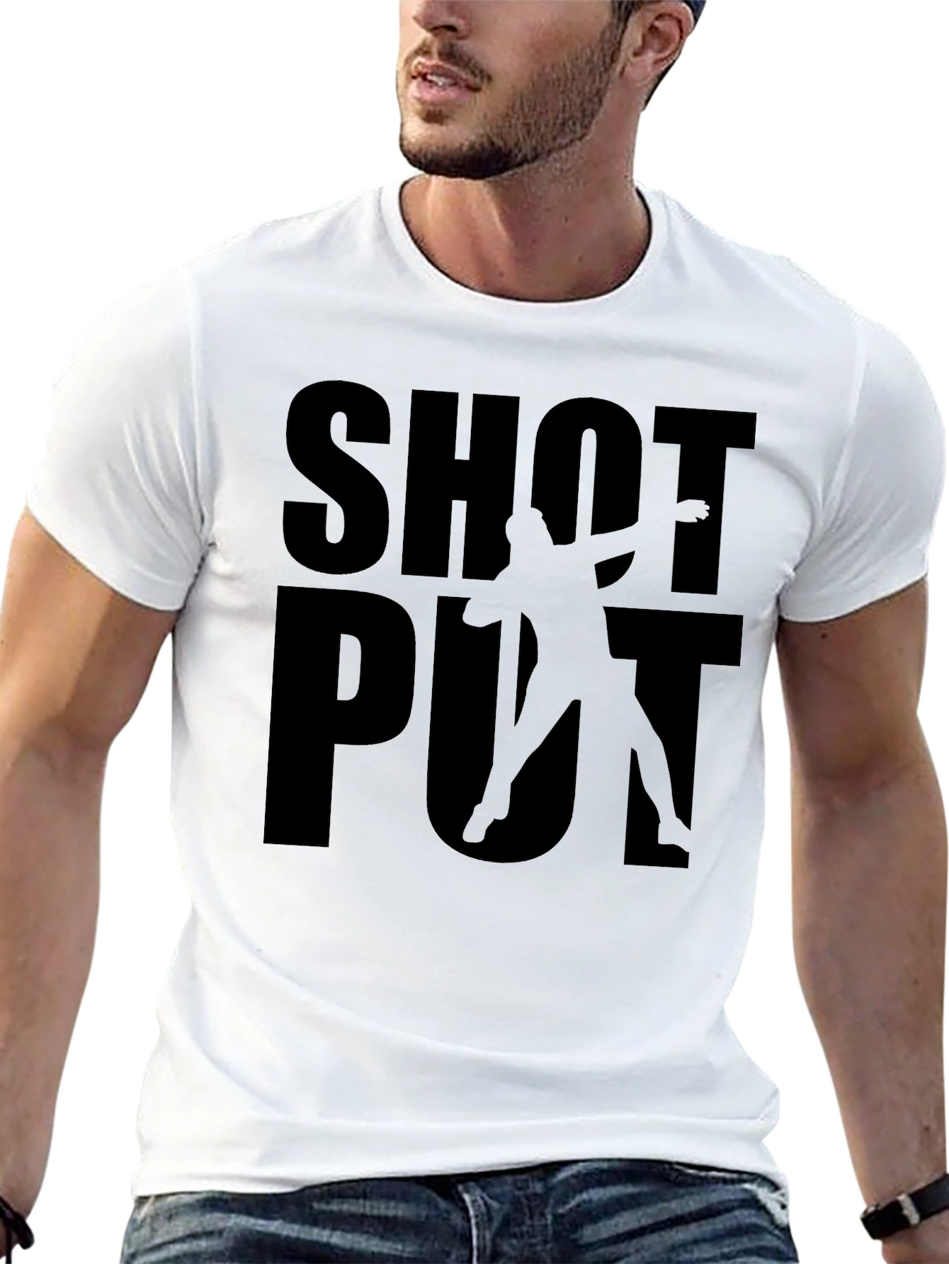 Shot Put Graphic Tee - Athletic Sportswear