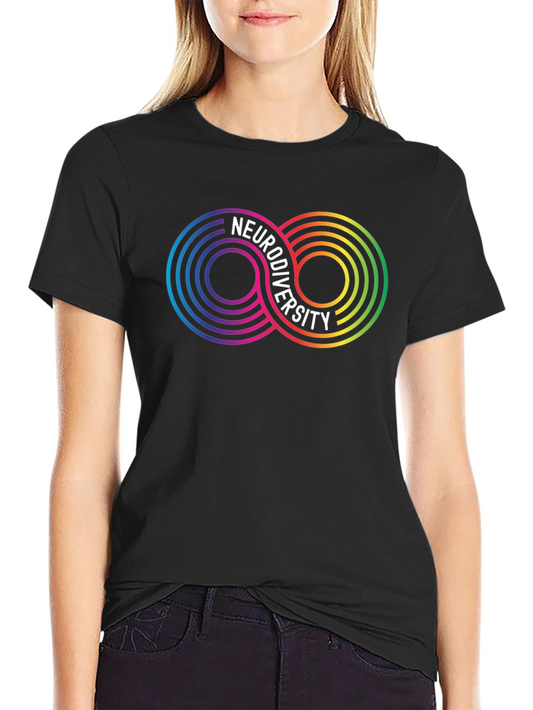 Neurodiversity Infinity Symbol Graphic T-Shirt