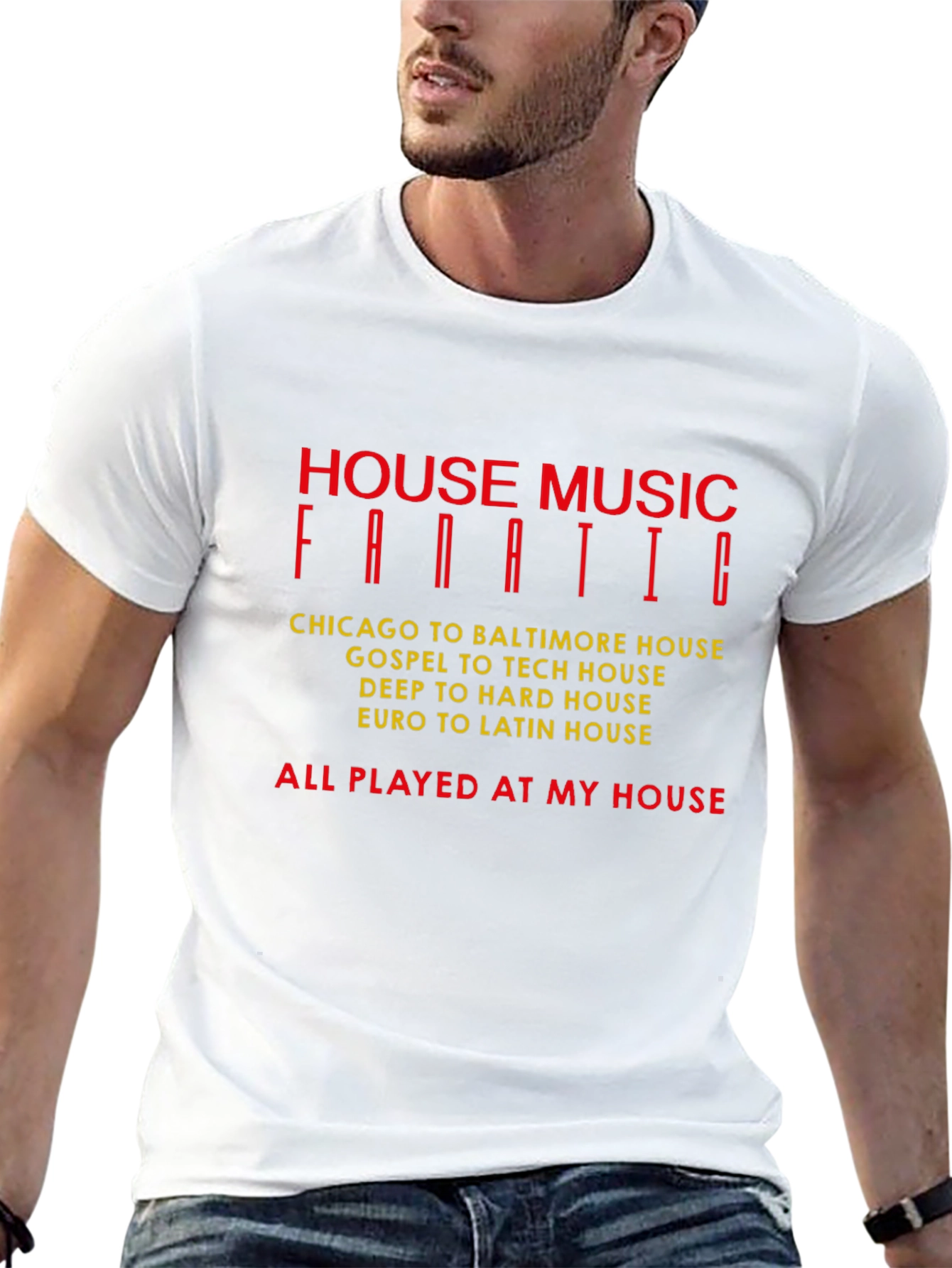 House Music Fanatic Graphic T-Shirt