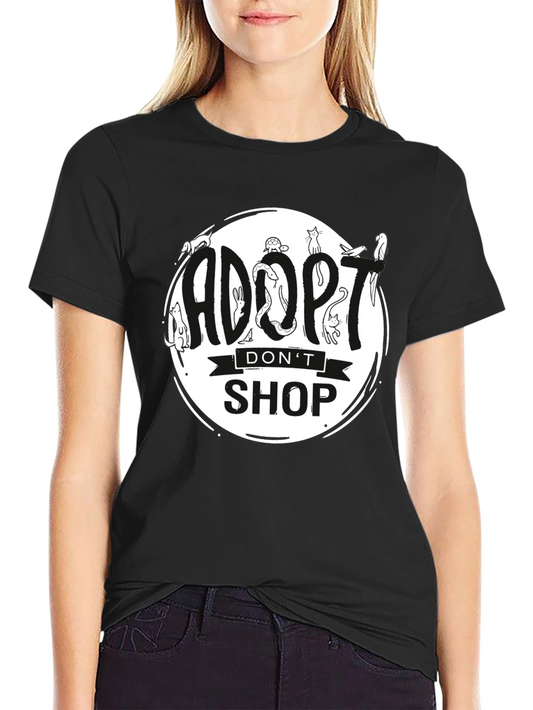 Adopt Dont Shop T-Shirt - Animal Rescue Tee
