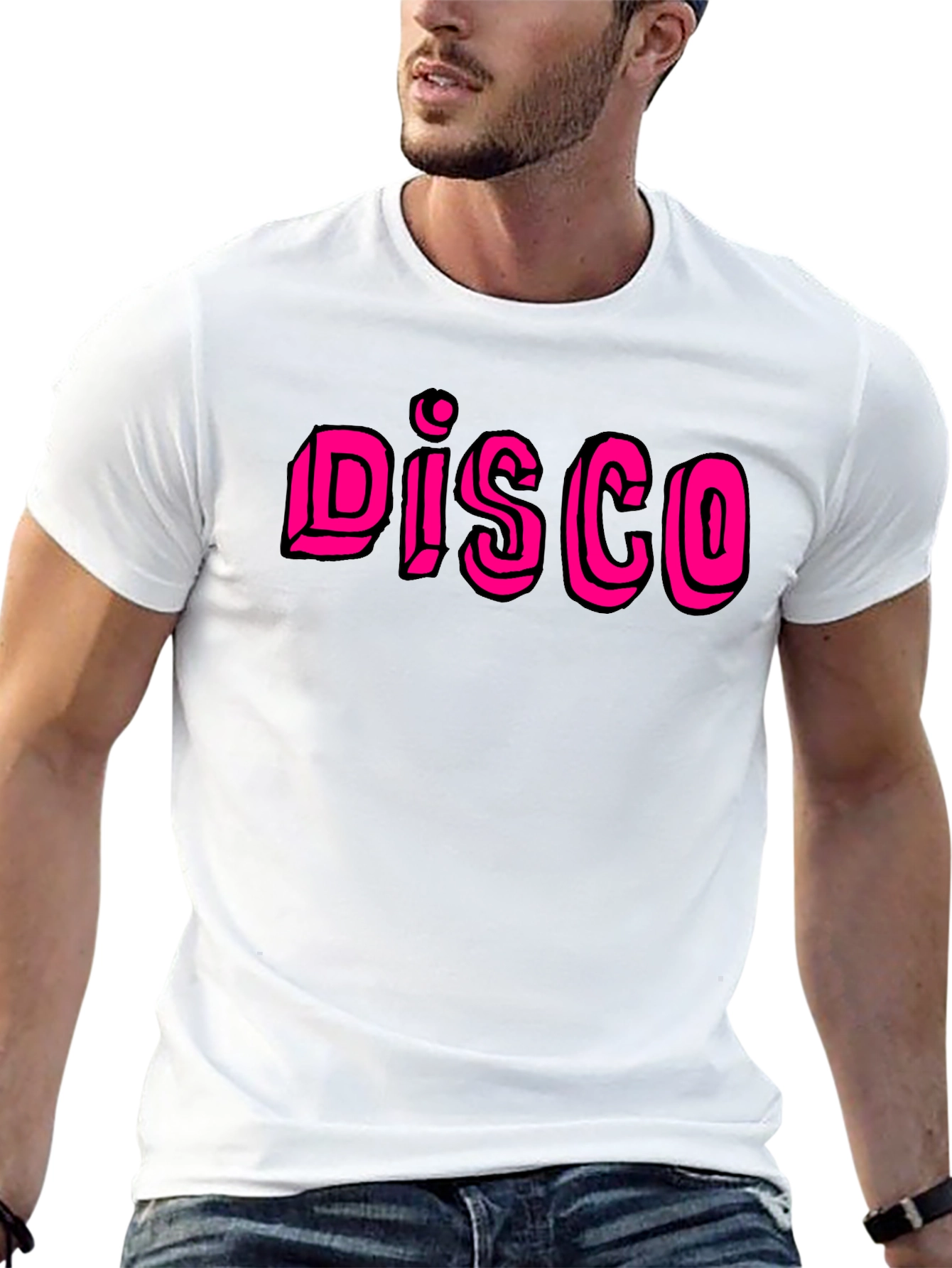 Retro Disco Graphic Tee - Bold & Stylish!