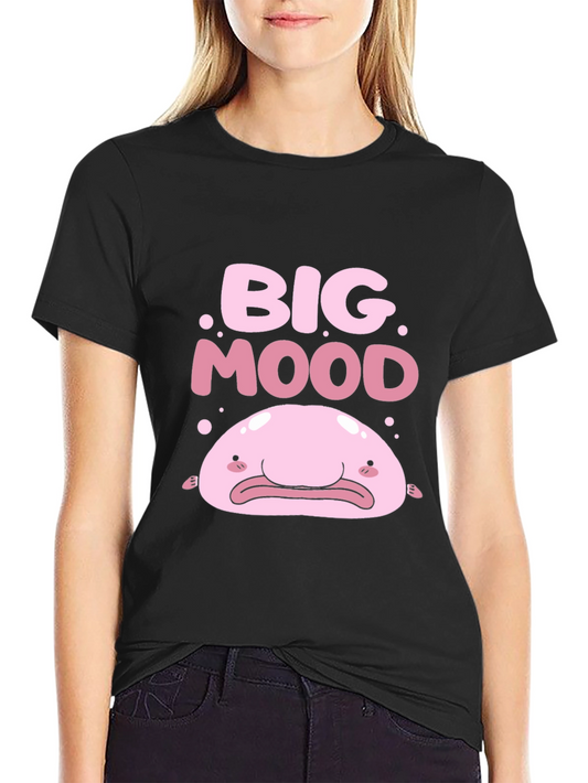 Big Mood Blobfish Graphic Tee - Black