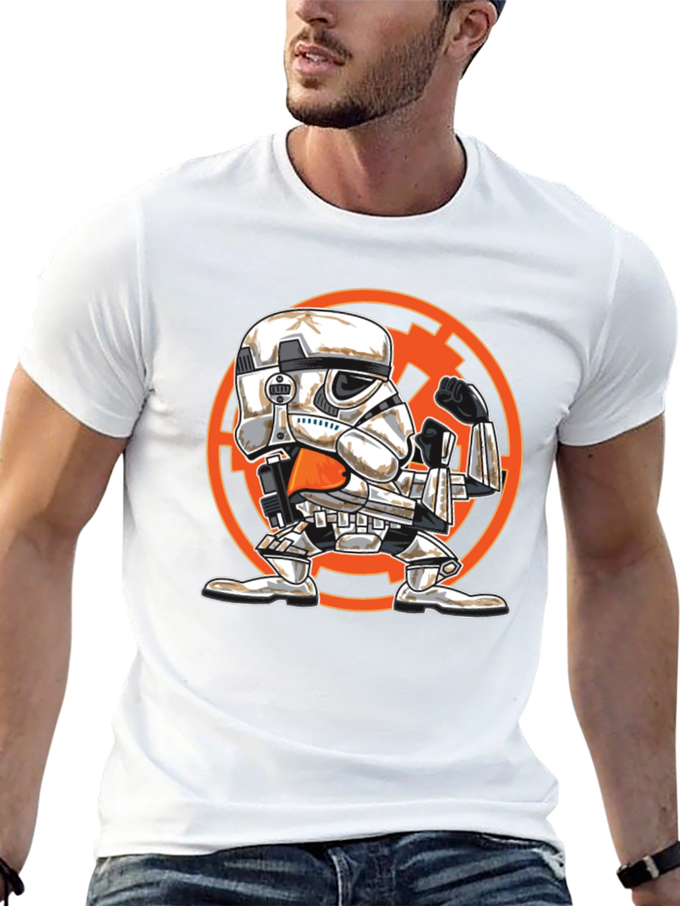 Stormtrooper Graphic Tee - Black