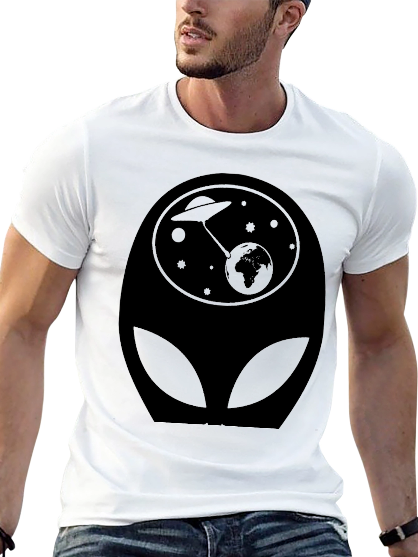 Alien Abduction Graphic T-Shirt