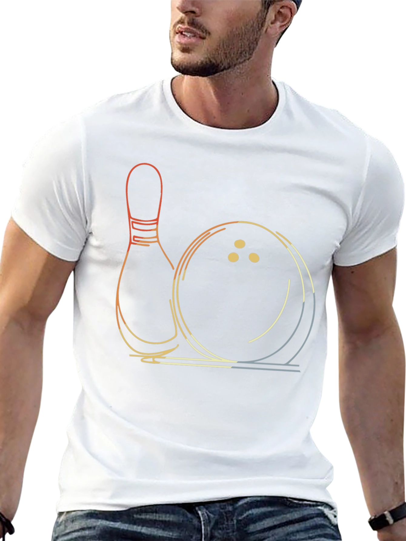 Retro Bowling Strike T-Shirt