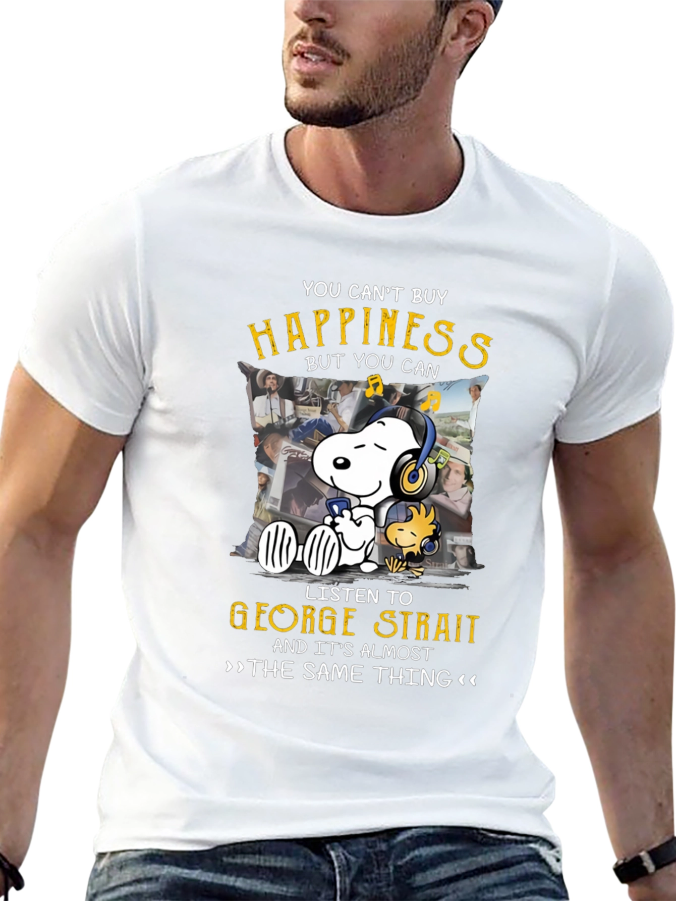 George Strait Snoopy T-Shirt - Music Lover Tee