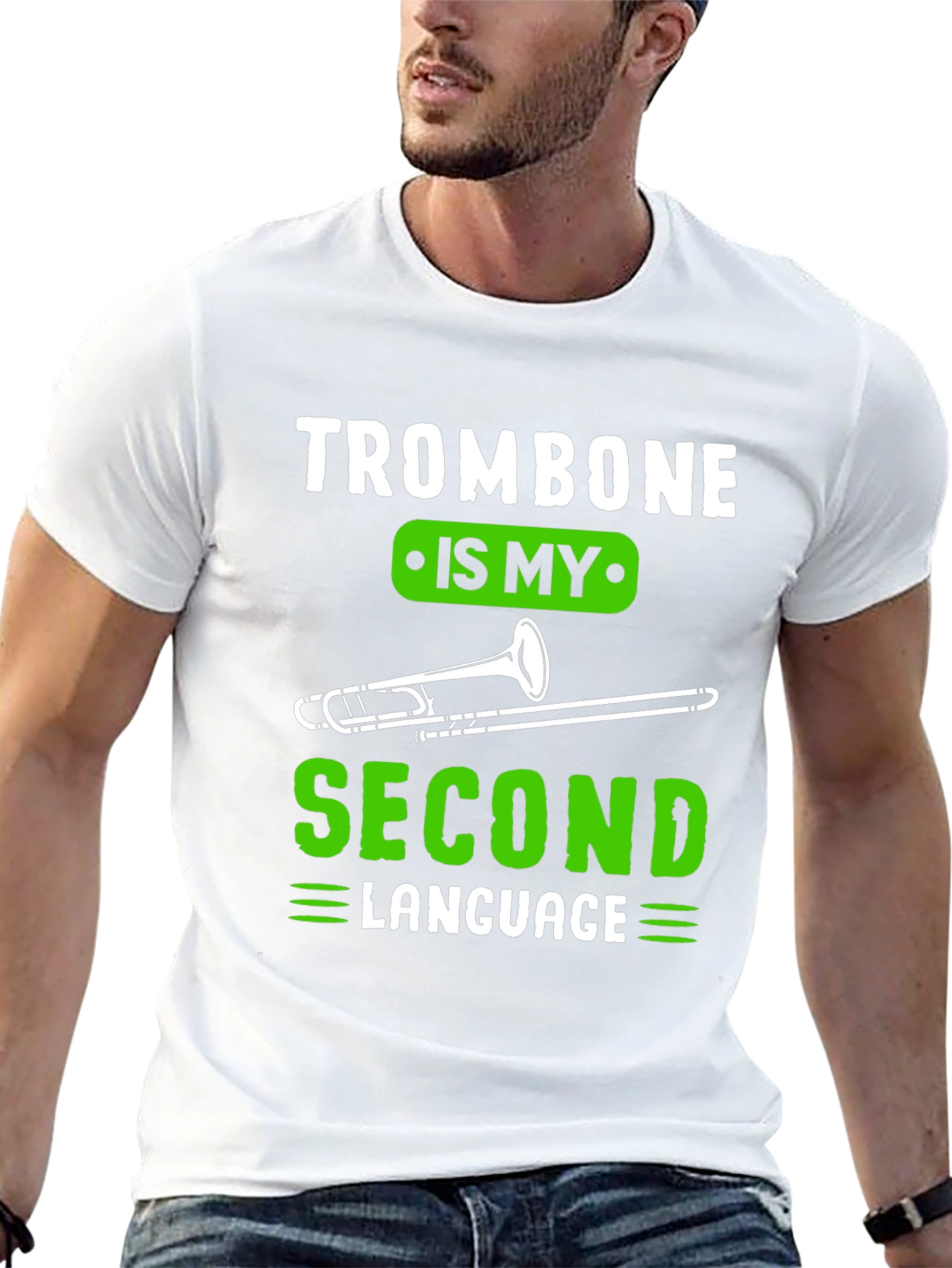 Trombone Second Language Musician T-Shirt