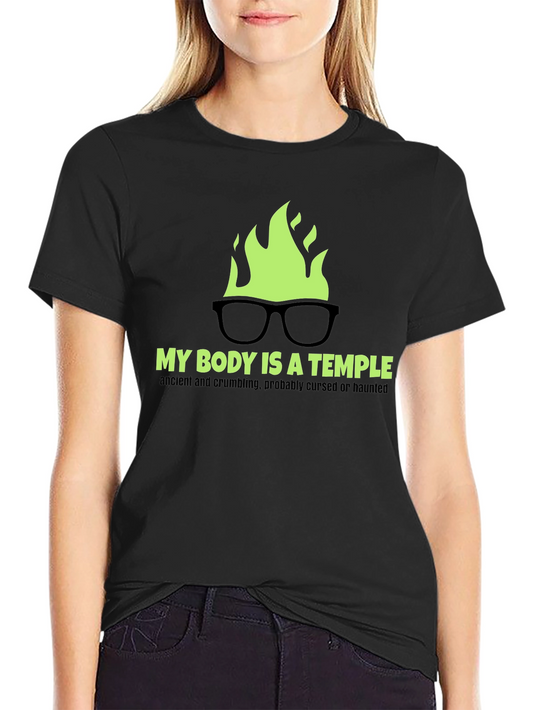 My Body is a Temple Graphic T-Shirt