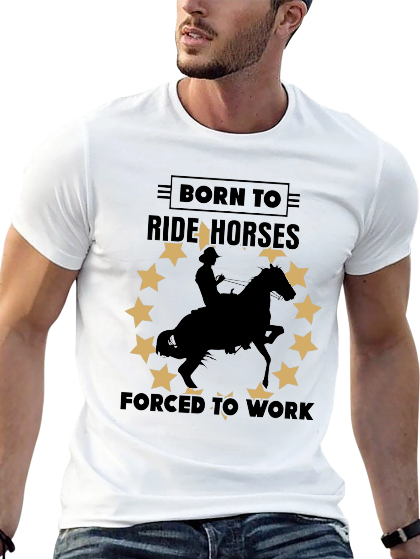 Born To Ride Horses T-Shirt