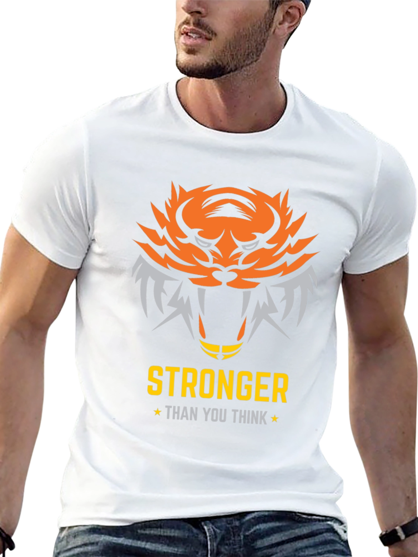 Stronger Than You Think Tiger Graphic T-Shirt