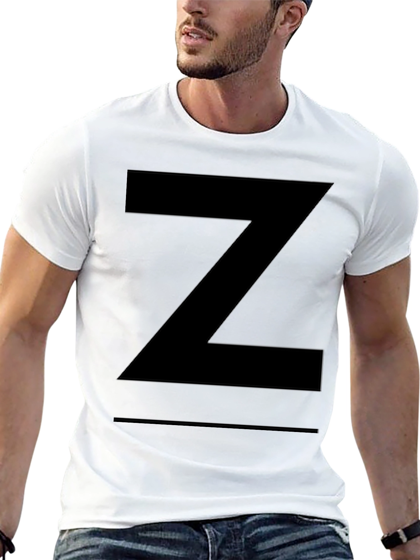 Bold Z Graphic T-Shirt - Modern Style