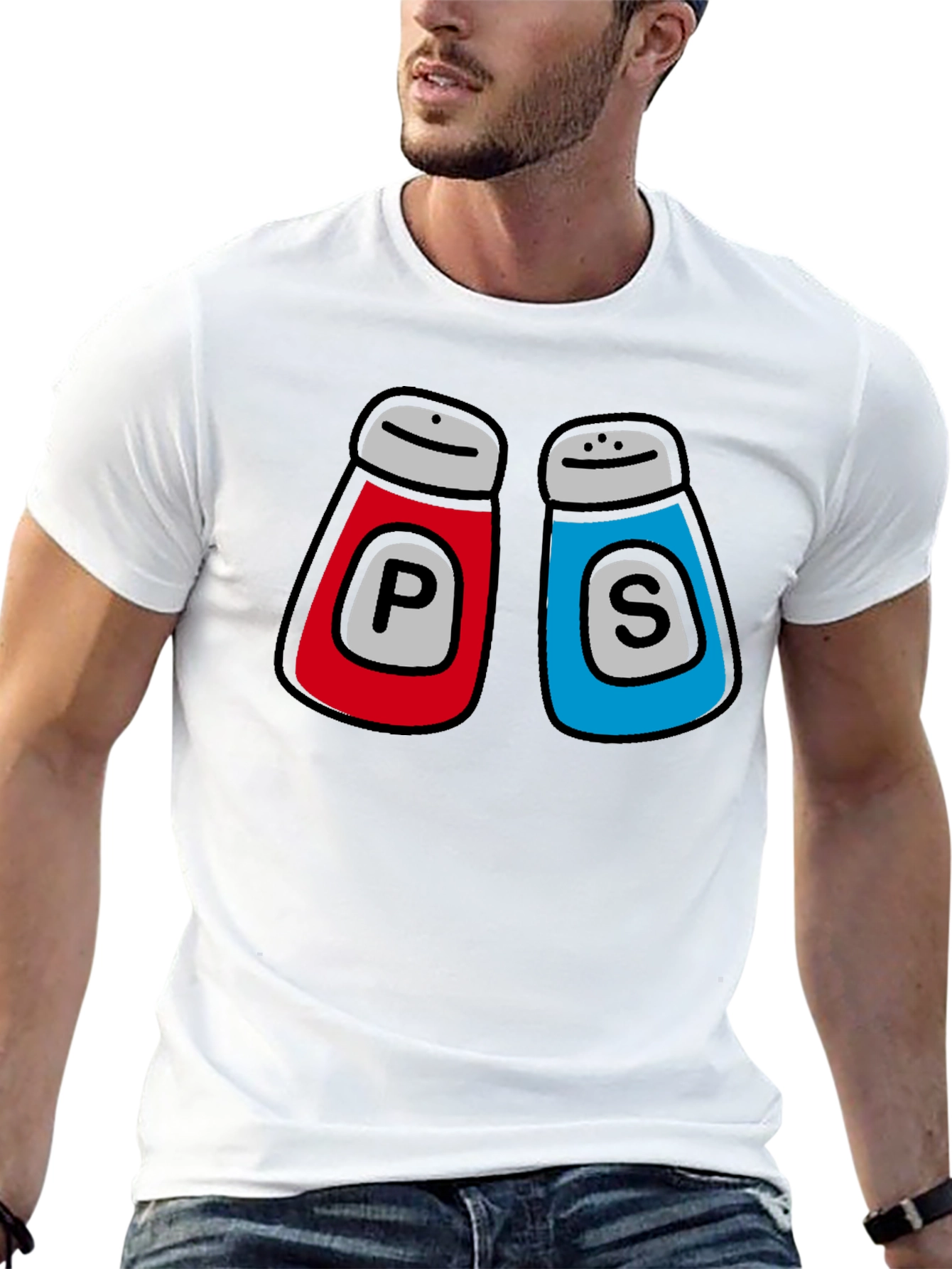Salt & Pepper Matching Couple T-Shirt