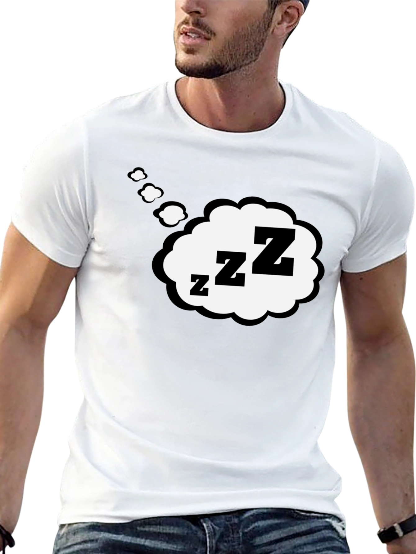 Sleepy Zs Graphic Tee - Soft Cotton Casual Shirt
