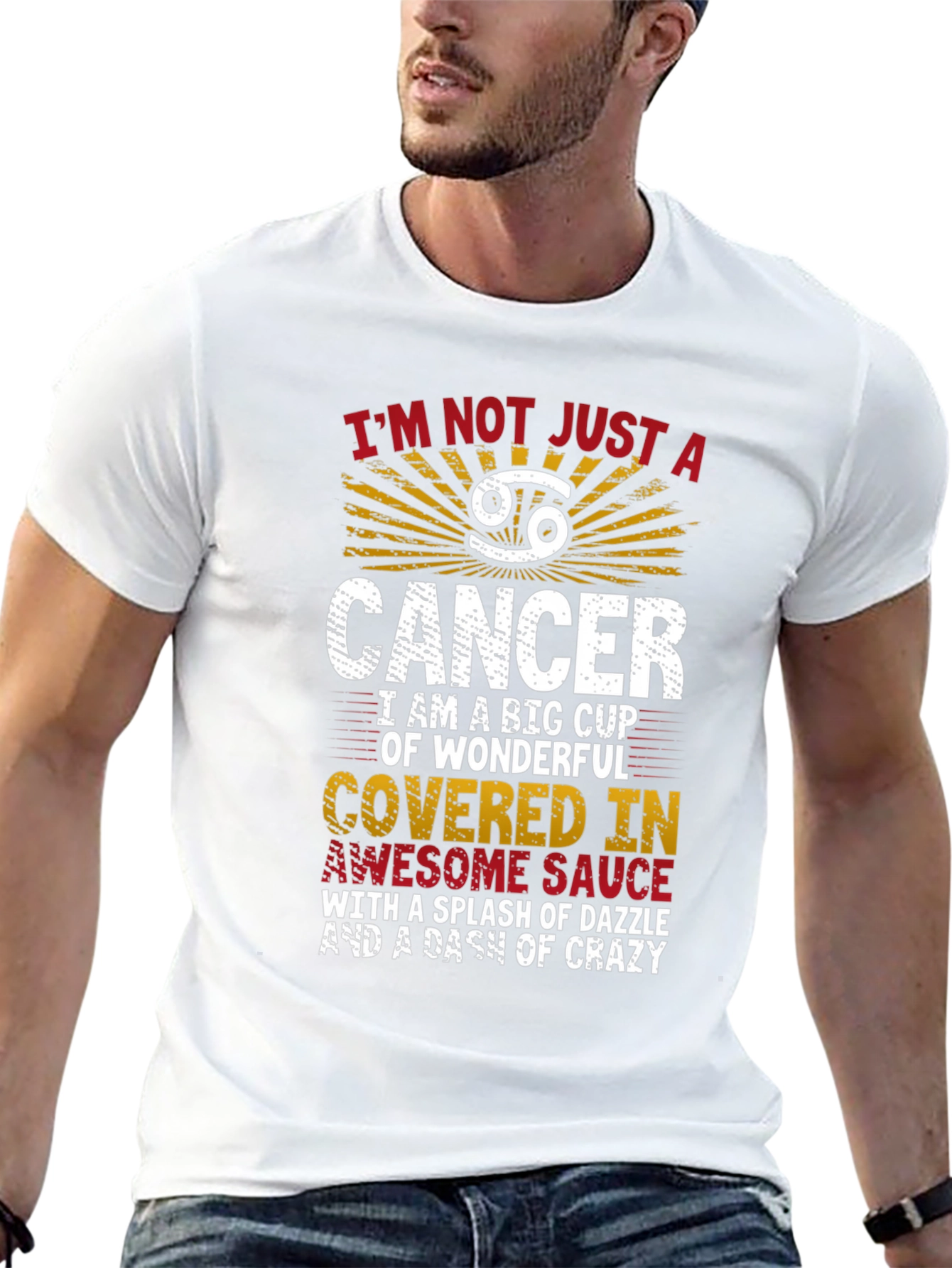 Cancer Zodiac Sign T-Shirt: Awesome & Crazy Edition
