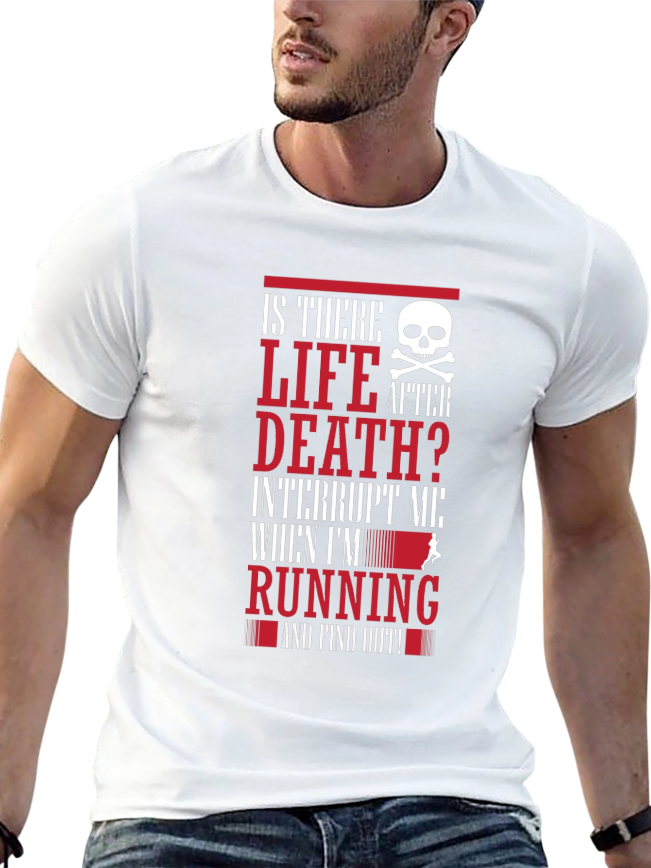 Is There Life After Death Running T-Shirt