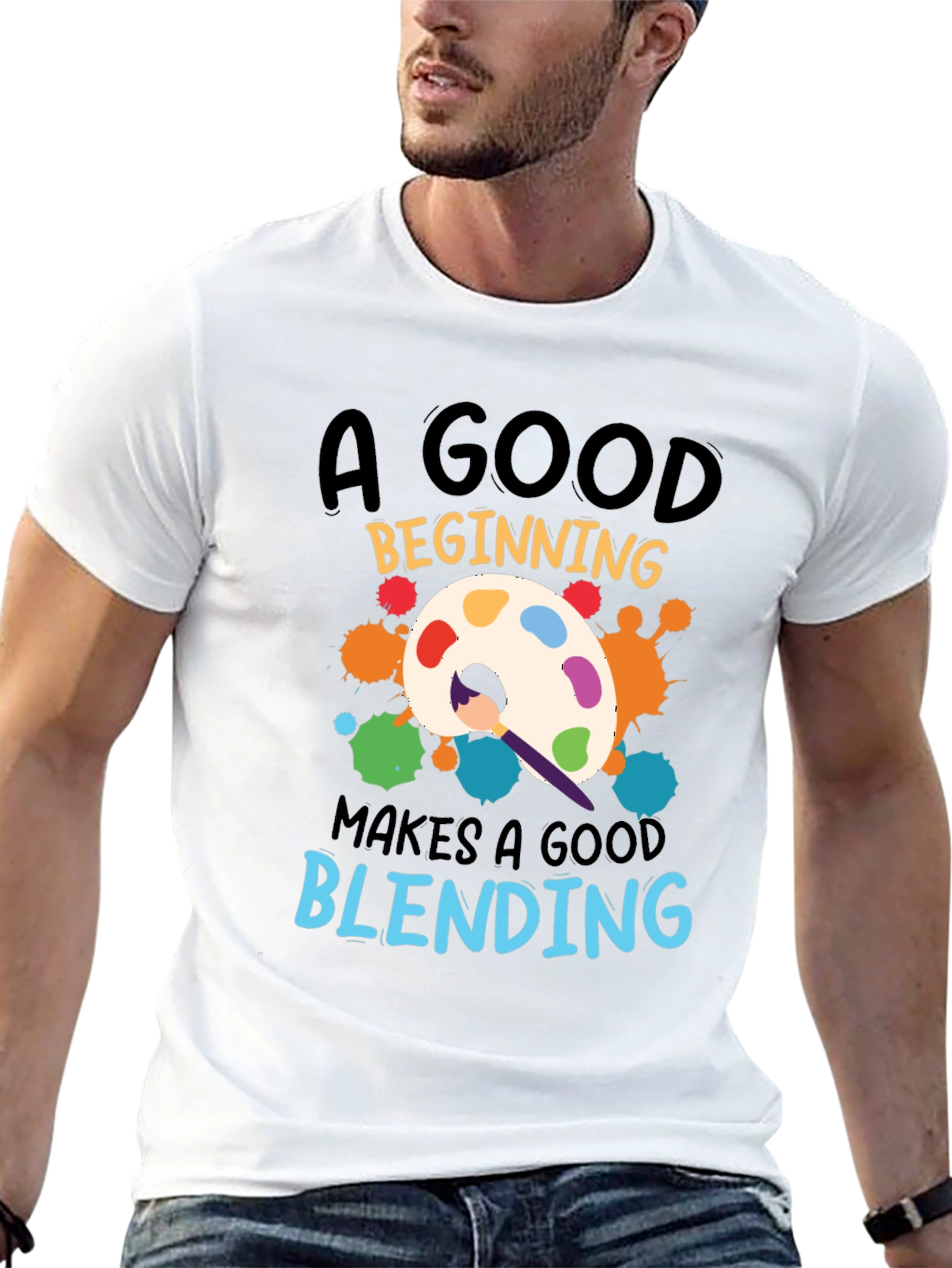 Painters Palette T-Shirt: Good Blending