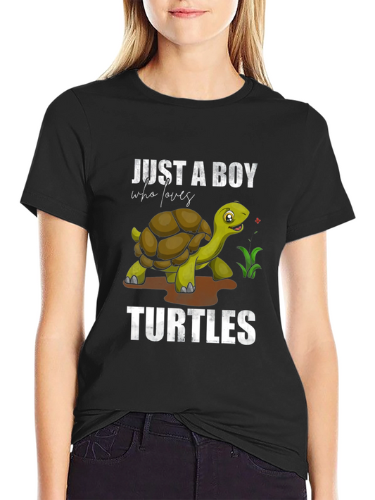 Boy Who Loves Turtles T-Shirt