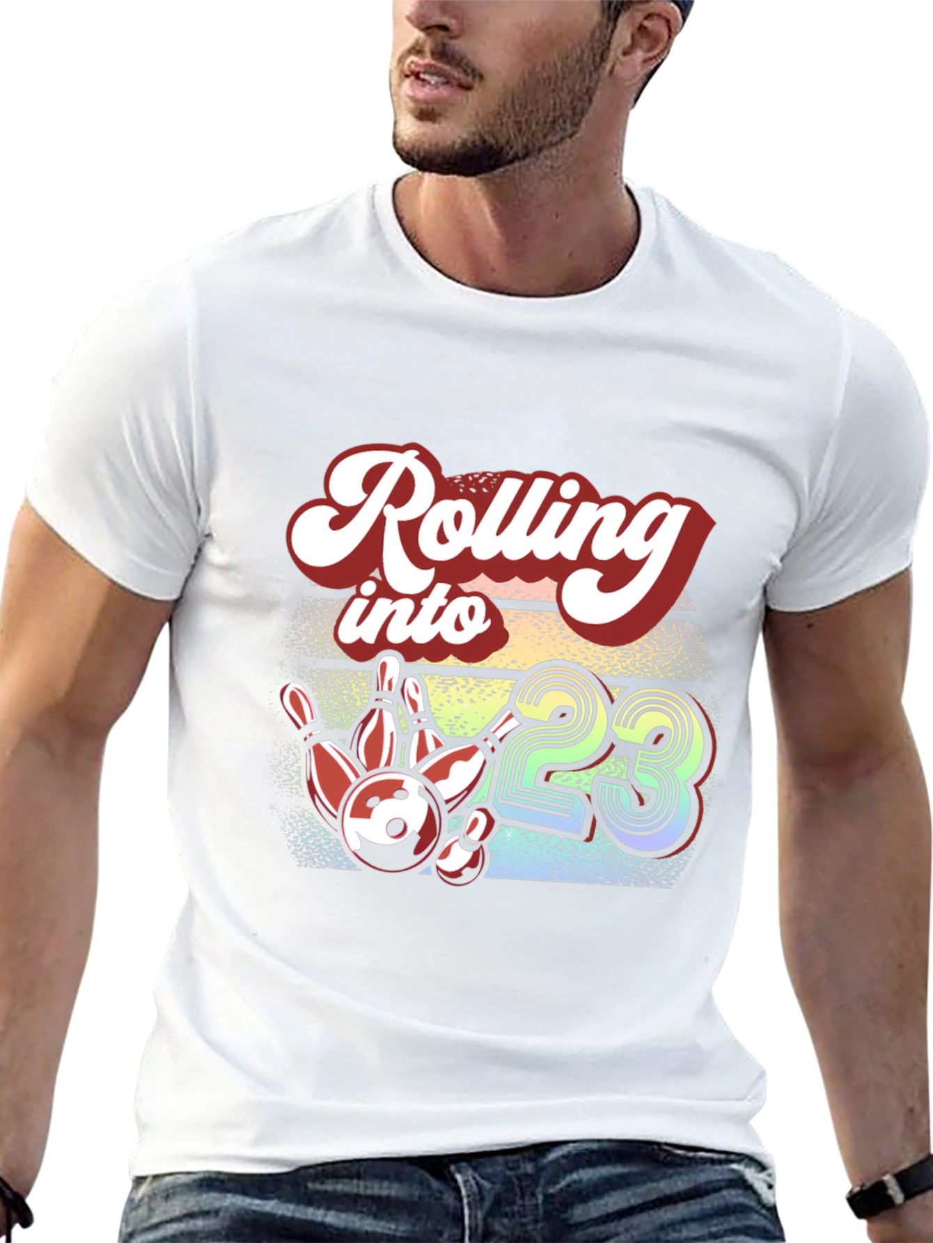 Rolling into 23 Bowling Graphic Tee