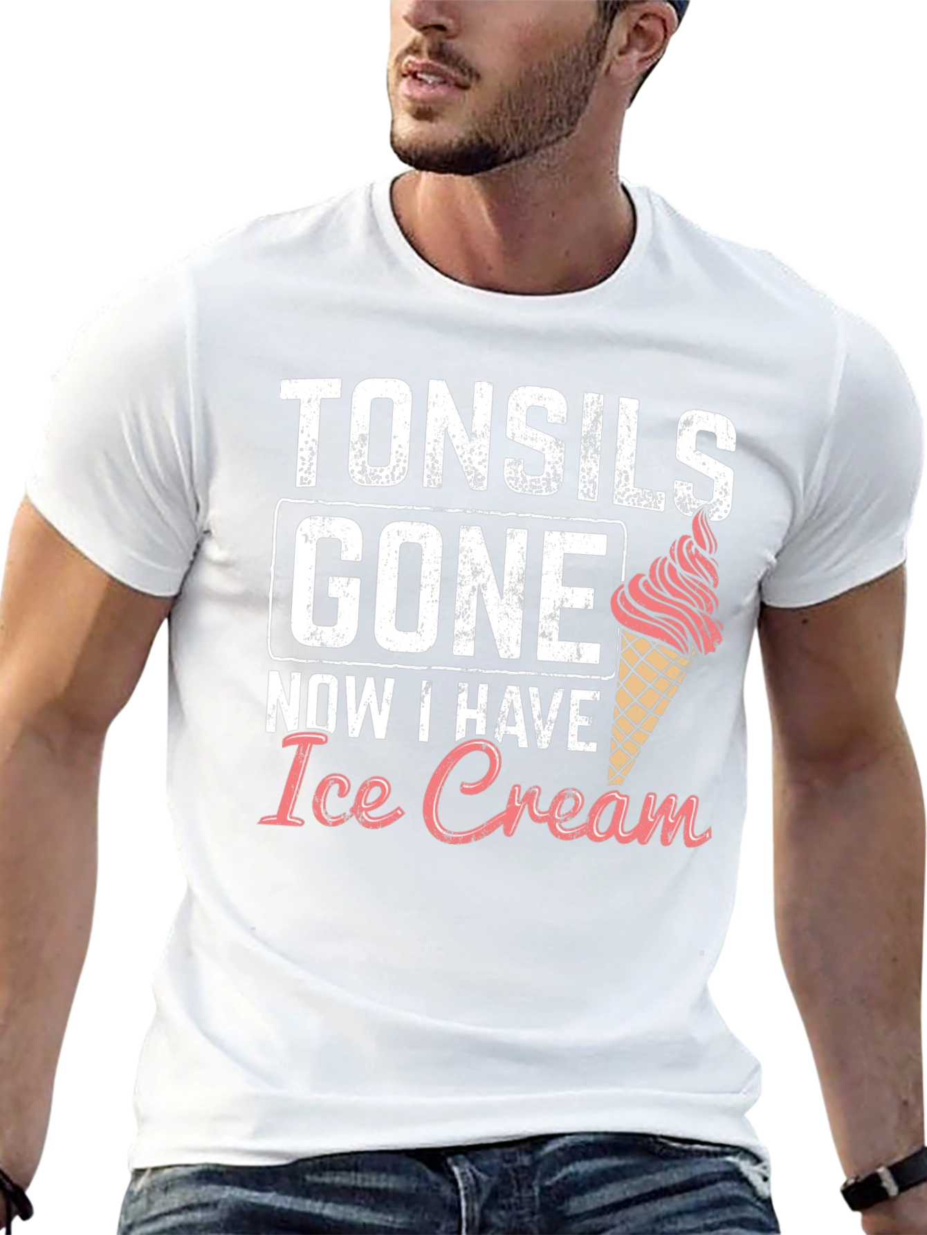 Tonsils Gone Ice Cream T-Shirt