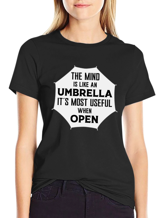Mind Umbrella T-Shirt - Open Mind Philosophy Tee