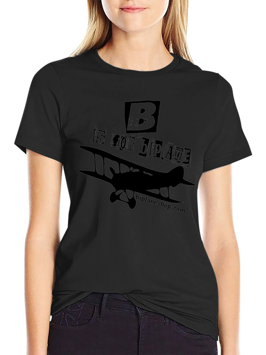 B is for Biplane T-Shirt - Aviation Tee